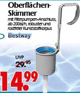 Oberflächen-Skimmer mit Filterpumpen-Anschluss