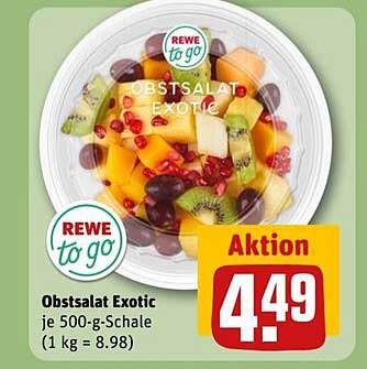 Obstsalat Exotic je 500-g-Schale