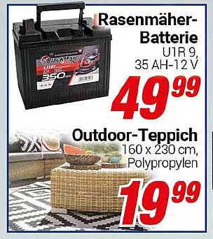 Outdoor-Teppich 160 x 230 cm, Polypropylen