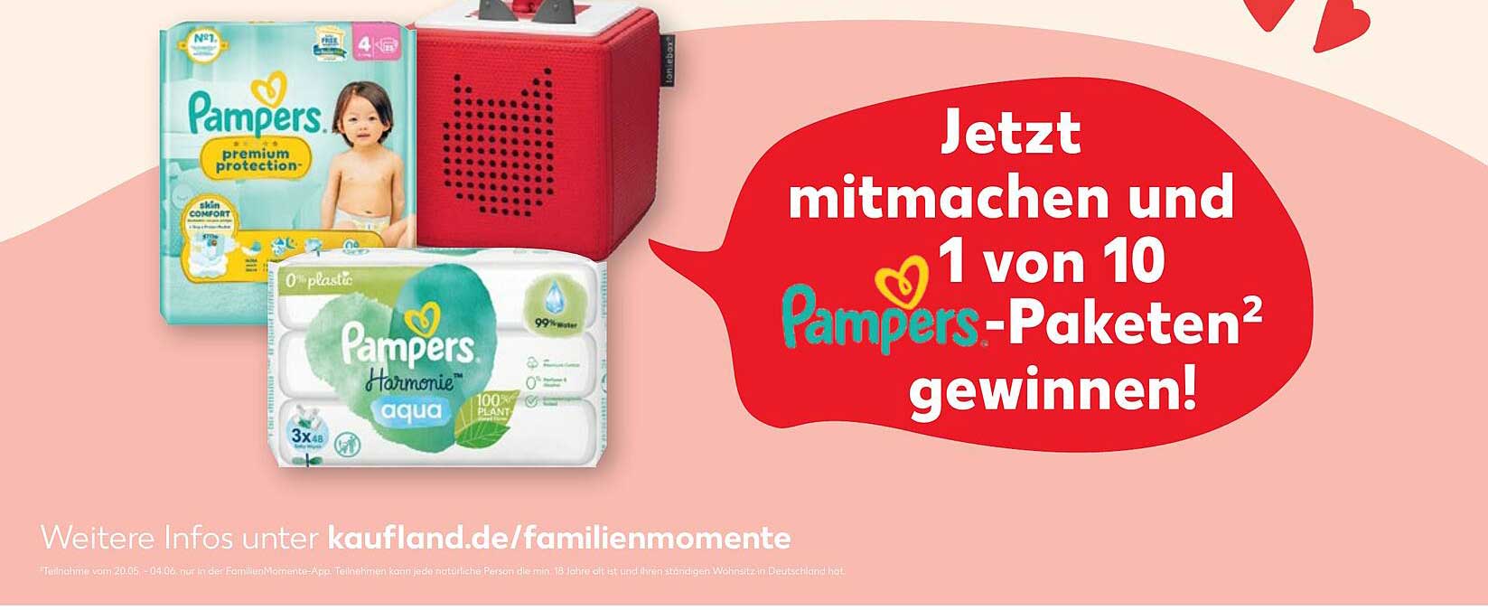 Pampers Premium Protection & Pampers Harmonie Aqua – jetzt gewinnen!