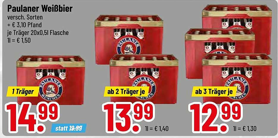 Paulaner Weißbier – verschiedene Sorten