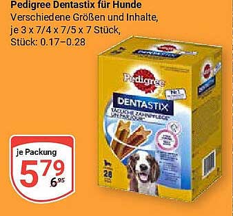 Pedigree Dentastix für Hunde - verschiedene Größen und Inhalte