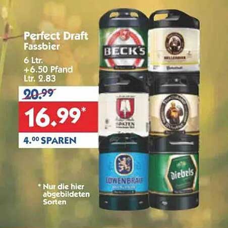 Perfect Draft Fassbier 6 Ltr.