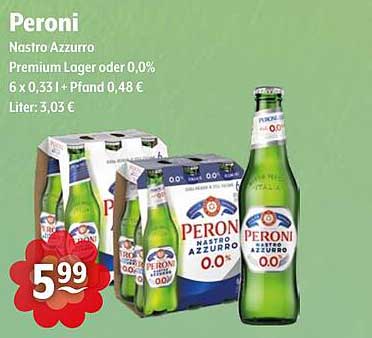 Peroni Nastro Azzurro 0,0% - Premium Lager
