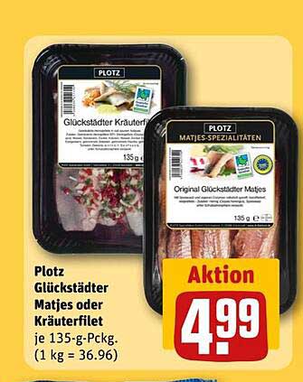 Plotz Glückstädter Matjes oder Kräuterfilet