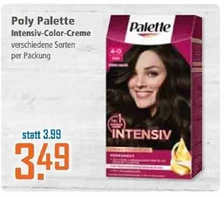 Poly Palette Intensiv-Color-Creme verschiedene Sorten per Packung