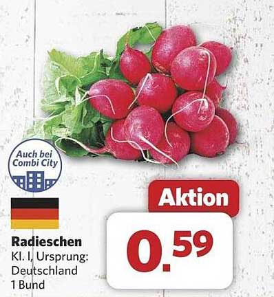 Radieschen 1 Bund - Aktionspreis