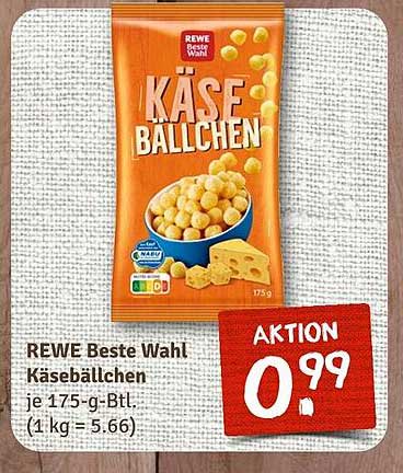 REWE Beste Wahl Käsebällchen 175 g