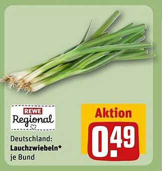 REWE Regional: Lauchzwiebeln je Bund - Aktion