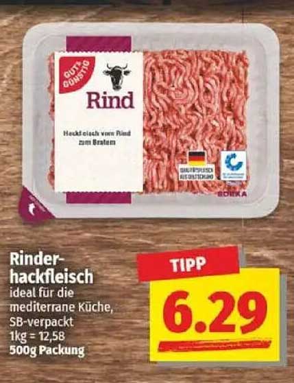 Rinderhackfleisch - ideal für die mediterrane Küche