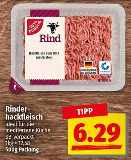 Rinderhackfleisch - ideal für die mediterrane Küche