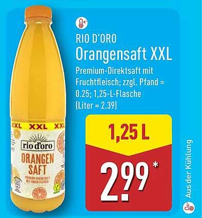RIO D’ORO Orangensaft XXL