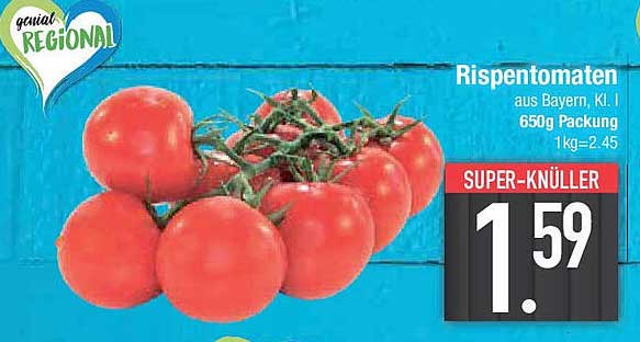 Rispentomaten aus Bayern, K. I. – 650g Packung