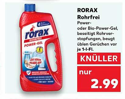 RORAX Rohrfrei Power- oder Bio-Power-Gel