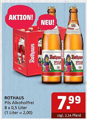 Rothaus Pils Alkoholfrei 8 x 0,5 Liter