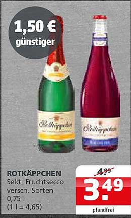 ROTKÄPPCHEN Sekt, Fruchtsecco, 0,75l