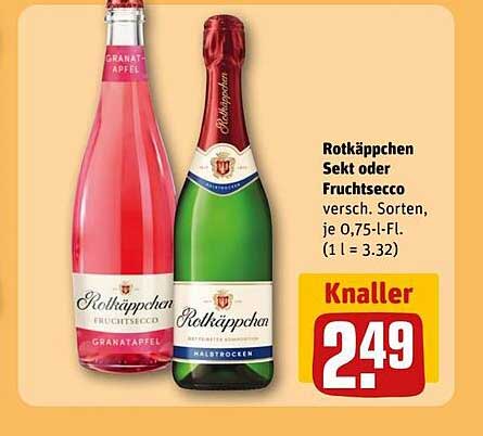 Rotkäppchen Sekt oder Fruchtsecco (versch. Sorten, 0,75 l)