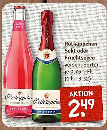 Rotkäppchen Sekt oder Fruchtsecco – Verschiedene Sorten zum Sonderpreis!