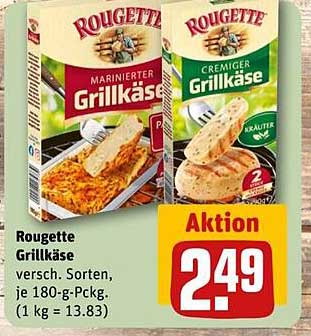 Rougette Grillkäse - Verschiedene Sorten, je 180-g-Packung
