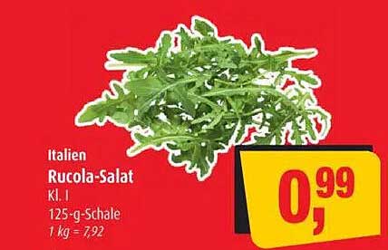Rucola-Salat Italien Kl. I 125-g-Schale