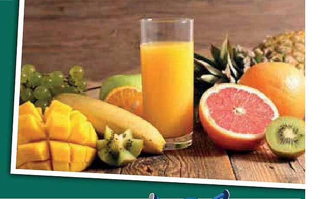 Saft aus frischen Früchten