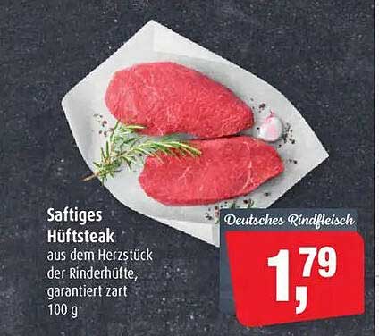Saftiges Hüftsteak - Garantiert zart!
