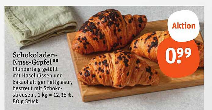 Schokoladen-Nuss-Gipfel
