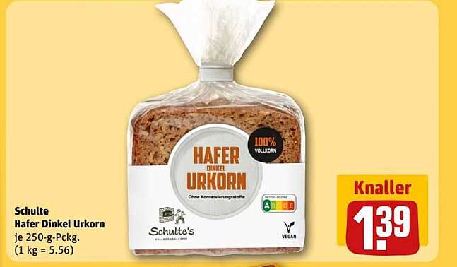 Schulte Hafer Dinkel Urkorn 250 g