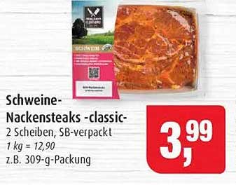 Schweine-Nackensteaks -classic- 2 Scheiben, SB-verpackt