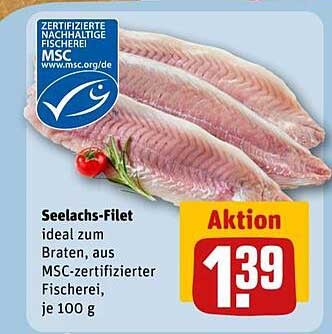 Seelachs-Filet – ideal zum Braten, aus MSC-zertifizierter Fischerei