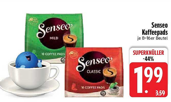 Senseo Kaffeepads 8-16er Beutel