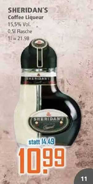 SHERIDAN’S Coffee Liqueur 0,5L