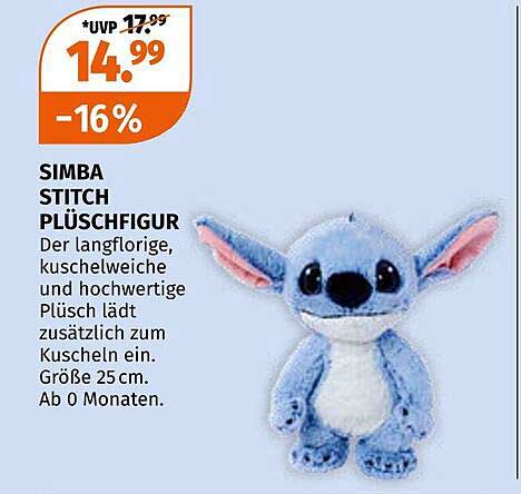 SIMBA STITCH PLÜSCHFIGUR