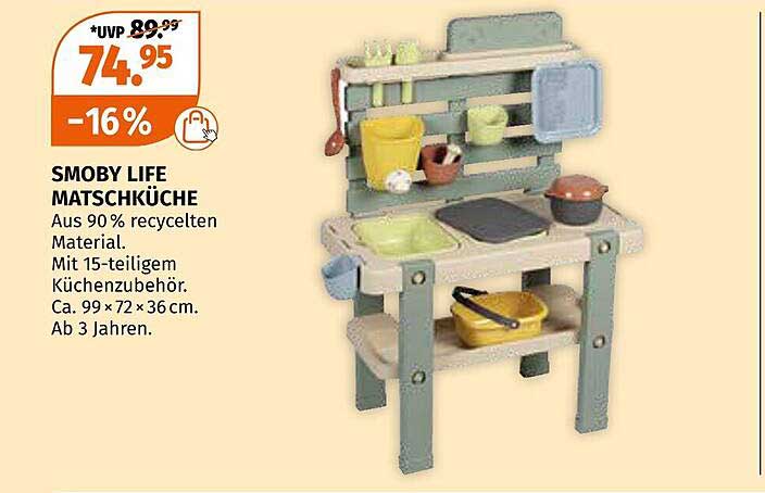 SMOBY LIFE MATSCHKÜCHE