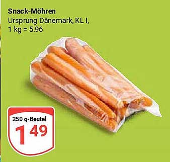Snack-Möhren 250 g-Beutel