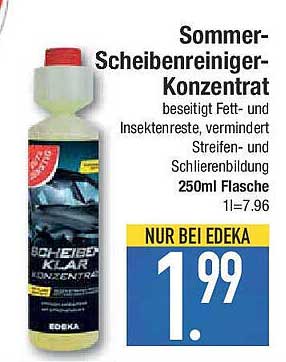 Sommer-Scheibenreiniger-Konzentrat 250ml Flasche