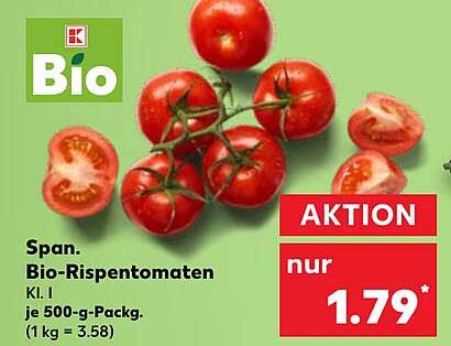 Span. Bio-Rispentomaten Kl. I