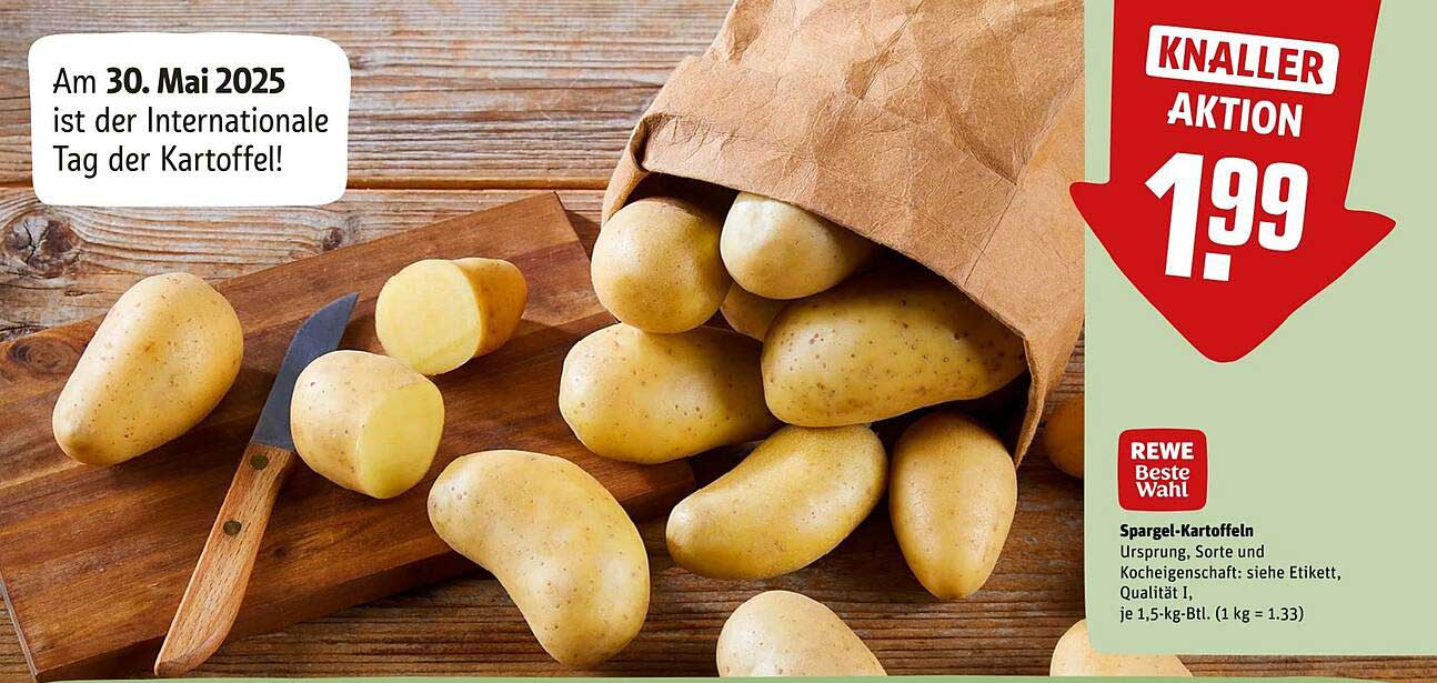 Spargel-Kartoffeln zum Aktionspreis