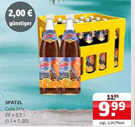 SPATZL Cola Mix 20 x 0,5 l
