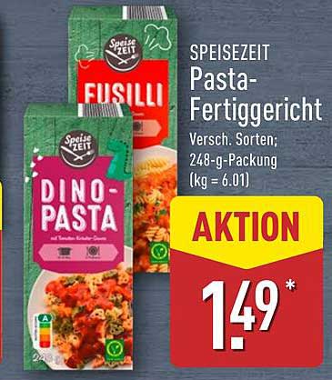 SPEISEZEIT Pasta-Fertiggericht - Verschiedene Sorten