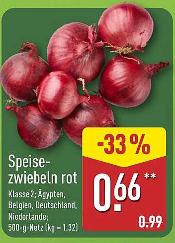 Speisezwiebeln rot