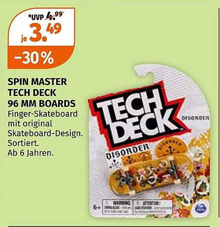 SPIN MASTER TECH DECK 96 MM BOARDS
