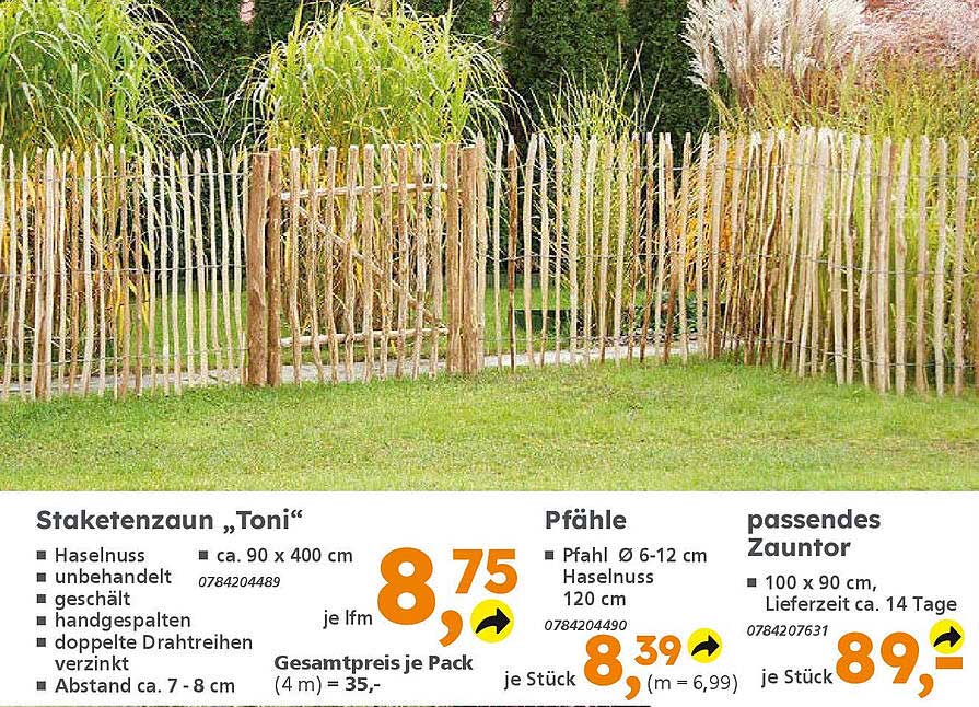 Staketenzaun "Toni"