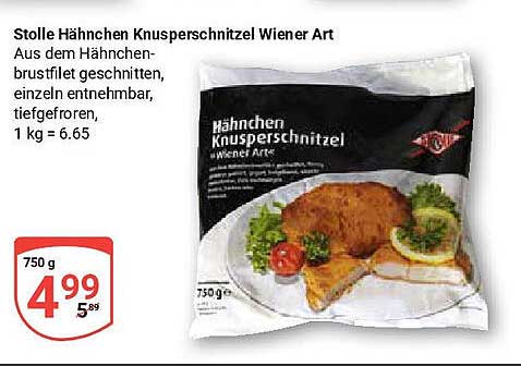 Stolle Hähnchen Knusperschnitzel Wiener Art