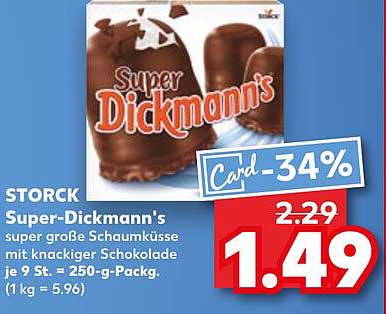 STORCK Super-Dickmann's Schaumküsse - nur 1,49 €