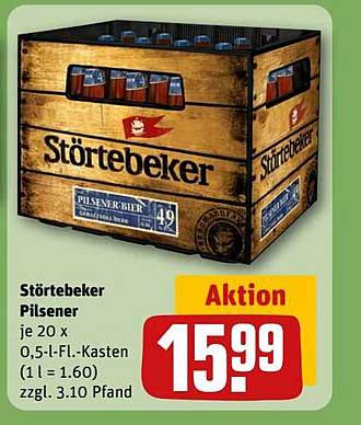 Störtebeker Pilsener - 20 x 0,5-L-Fl.-Kasten