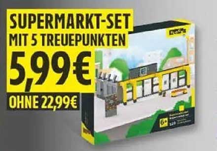 SUPERMARKT-SET MIT 5 TREUEPUNKTEN