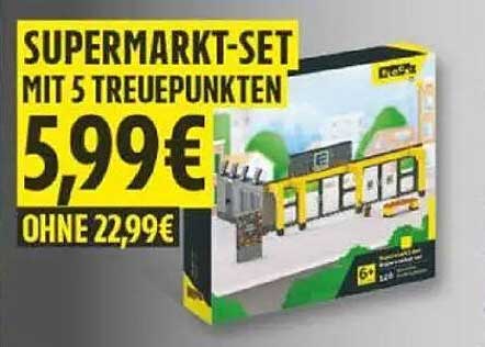 SUPERMARKT-SET MIT 5 TREUEPUNKTEN