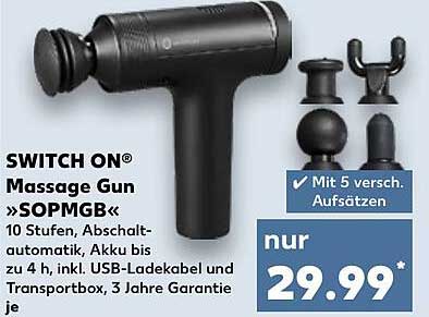 SWITCH ON® Massage Gun »SOPMGB«