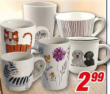 Tassen für jeden Geschmack – Jetzt nur 2,99 €